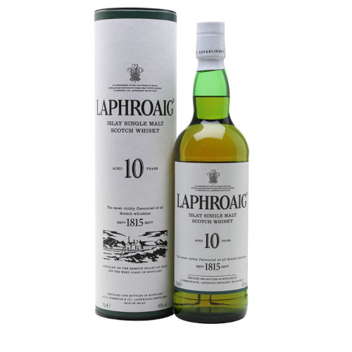 Laphroaig 10 Year Old Scotch